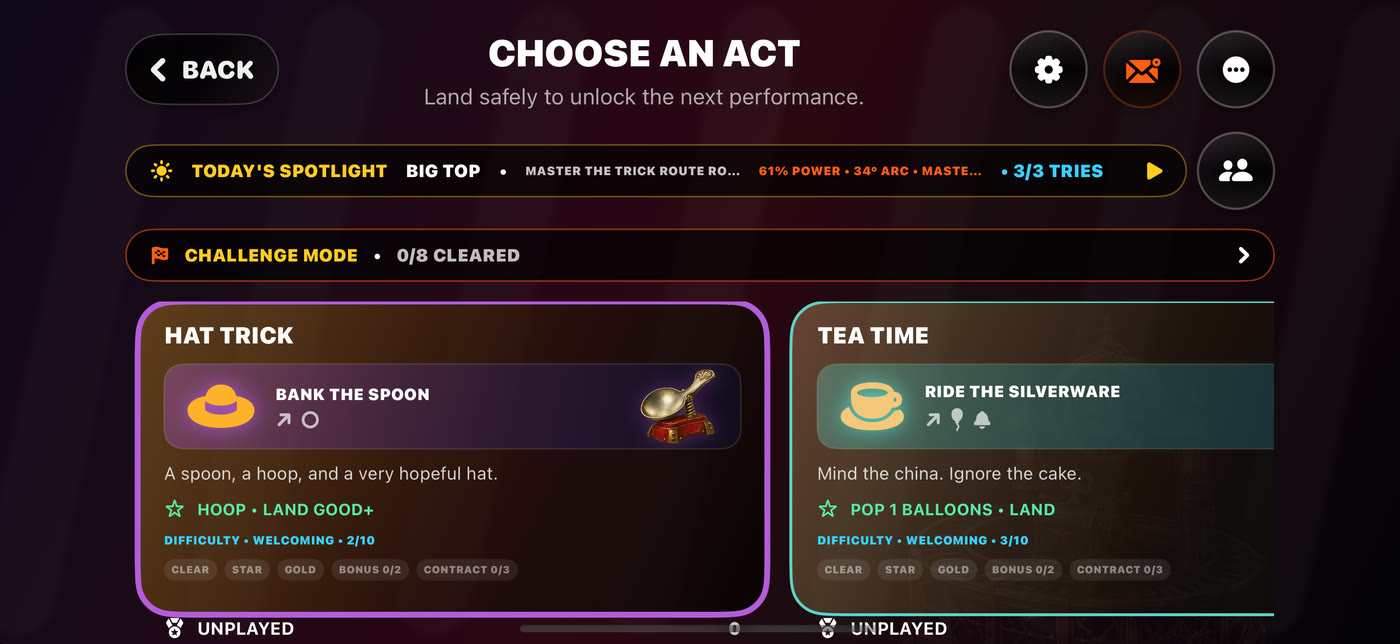CHOOSE AN ACT