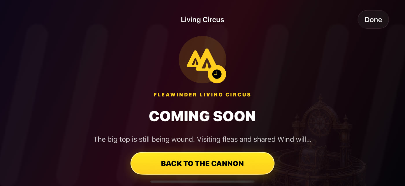 FLEAWINDER LIVING CIRCUS • COMING SOON